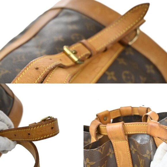 LOUIS VUITTON LV Randonnee PM Shoulder Bag Monogram Leather Brown - Picture 8 of 13